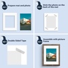 image:imageMat Board Center 5 Pack 11x14 Double Mat for 85x11 Photos Off WhiteGold  Off White Over Gold Double Mat Board Acid Free 8Ply Thickness White Core Bevel Cut for Photos amp Art FramingOff White Over Off White
