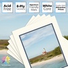 image:imageMat Board Center 5 Pack 11x14 Double Mat for 85x11 Photos Off WhiteGold  Off White Over Gold Double Mat Board Acid Free 8Ply Thickness White Core Bevel Cut for Photos amp Art FramingIvory Turret Over Blue