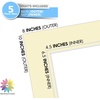 image:imageMat Board Center 5 Pack 11x14 Double Mat for 85x11 Photos Off WhiteGold  Off White Over Gold Double Mat Board Acid Free 8Ply Thickness White Core Bevel Cut for Photos amp Art FramingIvory Over Ivory