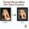 image:imageMat Board Center 5 Pack 11x14 Double Mat for 85x11 Photos Off WhiteGold  Off White Over Gold Double Mat Board Acid Free 8Ply Thickness White Core Bevel Cut for Photos amp Art FramingBlack Over Gold