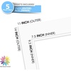 image:imageMat Board Center 5 Pack 11x14 Double Mat for 85x11 Photos Off WhiteGold  Off White Over Gold Double Mat Board Acid Free 8Ply Thickness White Core Bevel Cut for Photos amp Art FramingOff White Over Off White