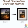 image:imageMat Board Center 5 Pack 11x14 Double Mat for 85x11 Photos Off WhiteGold  Off White Over Gold Double Mat Board Acid Free 8Ply Thickness White Core Bevel Cut for Photos amp Art FramingGray Over Black