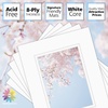 image:imageMat Board Center 5 Pack 11x14 Double Mat for 85x11 Photos Off WhiteGold  Off White Over Gold Double Mat Board Acid Free 8Ply Thickness White Core Bevel Cut for Photos amp Art FramingOff White Over Off White