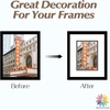 image:imageMat Board Center 5 Pack 11x14 Double Mat for 85x11 Photos Off WhiteGold  Off White Over Gold Double Mat Board Acid Free 8Ply Thickness White Core Bevel Cut for Photos amp Art FramingWhite Over Black