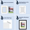 image:imageMat Board Center 5 Pack 11x14 Double Mat for 85x11 Photos Off WhiteGold  Off White Over Gold Double Mat Board Acid Free 8Ply Thickness White Core Bevel Cut for Photos amp Art FramingOff White Over Gold
