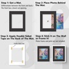 image:imagePack of 20 16x20 BLACK Picture Mats with White Core Bevel Cut for 11x14 Pictures  White Core Bevel Cut Acid Free 4Ply Thick Signature Friendly  Great for Photos Pictures Events Prints Mats OnlyWhite