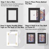 image:imagePack of 20 16x20 BLACK Picture Mats with White Core Bevel Cut for 11x14 Pictures  White Core Bevel Cut Acid Free 4Ply Thick Signature Friendly  Great for Photos Pictures Events Prints Mats OnlyWhite