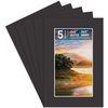 image:imageGolden State Art 10 Pack 4x6 Black Picture Mat for 3x5 Photos  With 25x45 Opening for 3x5 Photos White Core Bevel Edge PreCut Acid Free 4ply Thick Framing MatsBlack5 Pack