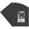 image:imageGolden State Art 10 Pack 8x10 White Picture Frame Mats for 4x6 Photos  Acid Free Photo Mats with White Core Bevel Cut for 4x6 Photos Pictures PrintsBlack