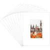 image:imageGolden State Art 10 Pack 8x10 White Picture Frame Mats for 4x6 Photos  Acid Free Photo Mats with White Core Bevel Cut for 4x6 Photos Pictures PrintsWhite
