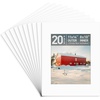 image:imageGolden State Art 20 Pack 16x20 White Picture Mats Mattes for 11x14 Photos  Acid Free White Core Bevel Cut Mat with 105x135 Opening 4Ply ThicknessWhite