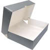 image:imageLineco 9x12 Clamshell Archival Folio Storage Box 3 Deep  AcidFree with Metal Edge Preservation Box Preserves Picture Magazines Organize Photos Documents Artwork DIYGray