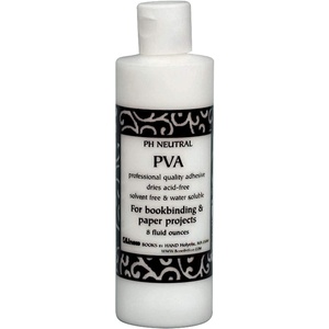 image:imageBooks By Hand PH Neutral PVA Adhesive Acid Free 8 Ounce  Dries Clear WaterSoluble Archival PVA Formula for Bookbinding Book Repair Framing Collages Paper Art and Crafts