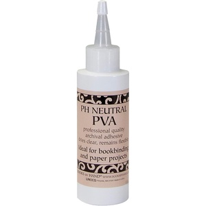 image:imageBooks by Hand PH Neutral PVA Adhesive with spout  4 ounce bottle  Acidfree WaterSoluble Archival White Glue Used for Bookbinding Book Repair Framing Collages Paper Art CraftsWhite