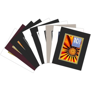 image:imageGolden State Art 10 Pack Mix Colors 8x10 Picture Double Mat for 5x7 Photo  White Core Bevel Cut Frame Mattes with 45x65 Opening Fit for 5x7 Pictures Prints8 x 10 10Pack Mix Color Double Mats