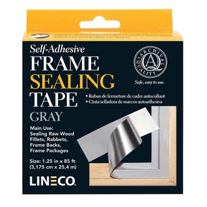 image:imageLineco Archival Frame Sealing Tape White 125 Inch x 85 Feet  AcidFree NonYellowing for Seal Framing Backing DIY CraftsMulticolor