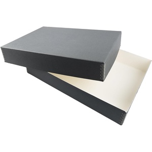 image:imageLineco Archival Newspaper Preservation Storage Box 18x13x3 Gray  Drop Front Design with Metal Edge AcidFree File Organizer Preserve Photos Documents Scrapbook Magazines Negatives18 x 13 x 3
