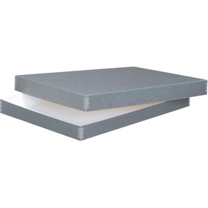 image:imageLineco Archival Newspaper Preservation Storage Box 18x13x3 Gray  Drop Front Design with Metal Edge AcidFree File Organizer Preserve Photos Documents Scrapbook Magazines Negatives22 x 15 x 2