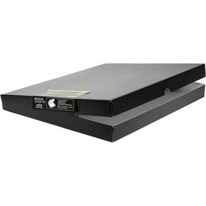 image:imageLineco Clamshell Archival Storage Box 165x205x175 Inch Black  AcidFree with Metal Edge Boxboard Organize and Store Photos Documents Cards Negatives Magazine Prints Family Records DIYClassic Black