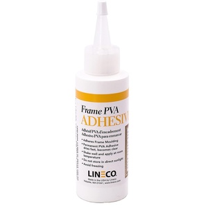 image:imageLineco Frame PVA Adhesive Acid Free Dried Clear and Flexible 8 oz  Picture Frame Glue Adhere Wood or MDF Ideal for Paper Board Framing Collage Crafts Bookbinding4 oz
