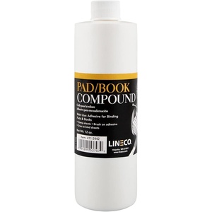 image:imageLineco Glaze Padding Compound White 12 oz Pack of 1  Adhesive for Making Note Pads Forms BooksClear