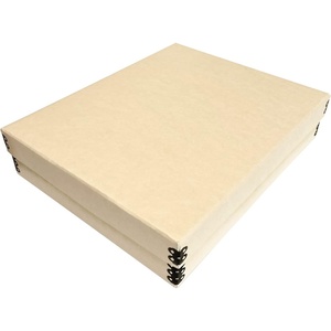 image:imageLineco Museum Archival Storage Box Drop Front 975x1275x3 in Gray  AcidFree with Metal Edge Preserves Picture Longevity Organize Photos Newspapers Prints Documents Crafts DIYBeige
