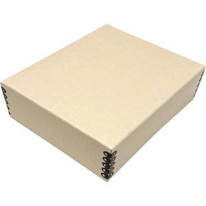 image:imageLineco Museum Archival Storage Box Drop Front 975x1275x3 in Gray  AcidFree with Metal Edge Preserves Picture Longevity Organize Photos Newspapers Prints Documents Crafts DIYTan