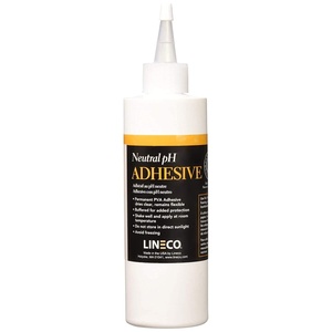image:imageLineco Neutral pH Adhesive Acid Free Allpurpose Glue White 8 OZ 1 Pack  Dries Clear Remains Flexible Used for Bookbinding and Book Repair Framing Collages Paper Art and Crafts1 Pack