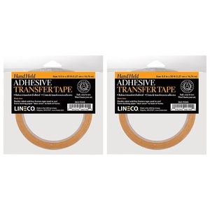 image:imageLineco Reverse Wound AcidFree 2 mil Adhesive Transfer Tape  Double Sided Hand Held ATG Tape Used in Picture Framing Mounting of Materials Such as Paper Wood Plastics and Metals2 Pack