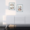image:image8x10 White Mat for 2 4X6 Pictures  Pack of 10  White Core Bevel Cut AcidFree Mat Boards for Artworks Prints Photographs  Great for Weddings Engagements Graduations  Signature Friendly