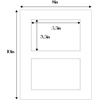 image:image8x10 White Mat for 2 4X6 Pictures  Pack of 10  White Core Bevel Cut AcidFree Mat Boards for Artworks Prints Photographs  Great for Weddings Engagements Graduations  Signature Friendly