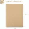 image:imageGolden State Art 10 Pack 8x10 Cardboard Sheets 18 For Packaging Inserts  Flat Layer Pads Corrugated Card Board Inserts For Packing Mailing or DIY Art Crafts Box Dividers Brown10pack