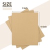 image:imageGolden State Art 10 Pack 8x10 Cardboard Sheets 18 For Packaging Inserts  Flat Layer Pads Corrugated Card Board Inserts For Packing Mailing or DIY Art Crafts Box Dividers Brown50pack