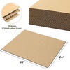 image:imageGolden State Art 10 Pack 8x10 Cardboard Sheets 18 For Packaging Inserts  Flat Layer Pads Corrugated Card Board Inserts For Packing Mailing or DIY Art Crafts Box Dividers Brown10pack