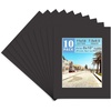 image:imageGolden State Art 10 Pack 8x10 White Picture Mat for 5x7 Photos  White Core Bevel Edge Acid Free 4ply Thick Framing Picture MatsBlack