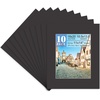 image:imageGolden State Art 10 Pack 8x10 White Picture Mat for 5x7 Photos  White Core Bevel Edge Acid Free 4ply Thick Framing Picture MatsBlack
