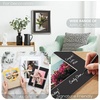 image:imageGolden State Art 10 Pack 8x10 White Picture Mat for 5x7 Photos  White Core Bevel Edge Acid Free 4ply Thick Framing Picture MatsBlack