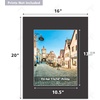 image:imageGolden State Art 10 Pack 8x10 White Picture Mat for 5x7 Photos  White Core Bevel Edge Acid Free 4ply Thick Framing Picture MatsBlack