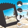 image:imageGolden State Art 10 Pack 8x10 White Picture Mat for 5x7 Photos  White Core Bevel Edge Acid Free 4ply Thick Framing Picture MatsBlack
