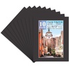 image:imageGolden State Art 10 Pack 8x10 White Picture Mat for 5x7 Photos  White Core Bevel Edge Acid Free 4ply Thick Framing Picture MatsBlack