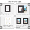 image:imageGolden State Art 10 Pack 8x10 White Picture Mat for 5x7 Photos  White Core Bevel Edge Acid Free 4ply Thick Framing Picture MatsBlack