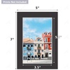 image:imageGolden State Art 10 Pack 8x10 White Picture Mat for 5x7 Photos  White Core Bevel Edge Acid Free 4ply Thick Framing Picture MatsBlack