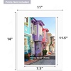 image:imageGolden State Art 10 Pack 8x10 White Picture Mat for 5x7 Photos  White Core Bevel Edge Acid Free 4ply Thick Framing Picture MatsClassic White