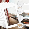 image:imageGolden State Art 10 Pack 8x10 White Picture Mat for 5x7 Photos  White Core Bevel Edge Acid Free 4ply Thick Framing Picture MatsClassic White