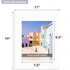 image:imageGolden State Art 10 Pack 8x10 White Picture Mat for 5x7 Photos  White Core Bevel Edge Acid Free 4ply Thick Framing Picture MatsClassic White