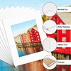 image:imageGolden State Art 10 Pack 8x10 White Picture Mat for 5x7 Photos  White Core Bevel Edge Acid Free 4ply Thick Framing Picture MatsClassic White