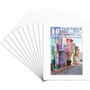image:imageGolden State Art 10 Pack 8x10 White Picture Mat for 5x7 Photos  White Core Bevel Edge Acid Free 4ply Thick Framing Picture MatsClassic White