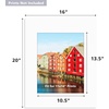 image:imageGolden State Art 10 Pack 8x10 White Picture Mat for 5x7 Photos  White Core Bevel Edge Acid Free 4ply Thick Framing Picture MatsClassic White