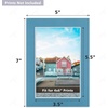 image:imageGolden State Art 10 Pack 8x10 White Picture Mat for 5x7 Photos  White Core Bevel Edge Acid Free 4ply Thick Framing Picture MatsMix