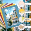 image:imageGolden State Art 10 Pack 8x10 White Picture Mat for 5x7 Photos  White Core Bevel Edge Acid Free 4ply Thick Framing Picture MatsMix